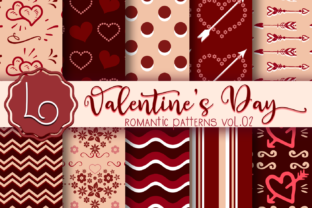 Download Valentine's Day Romantic Patterns Vol 02 - Romantic Collection