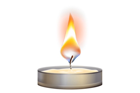 Download Realistic Flame. Decorative Candle Mocku - Deco Collection