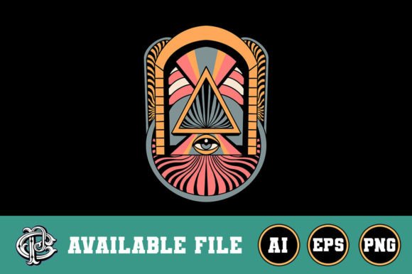 Download Trippy Gate T-shirt Design - Premium Resources