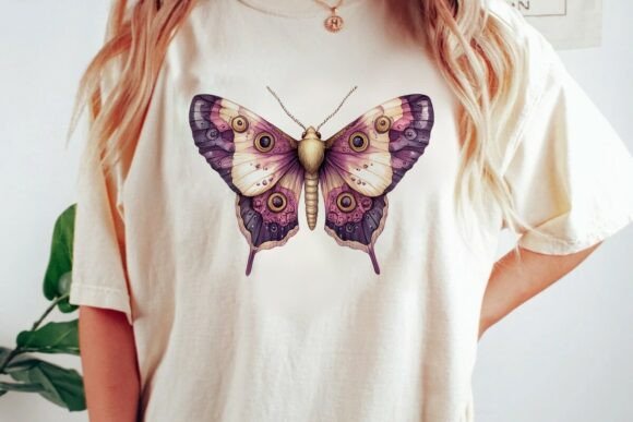 Download 3126_moth_with_romantic_patterns_on_wing - Romantic Collection