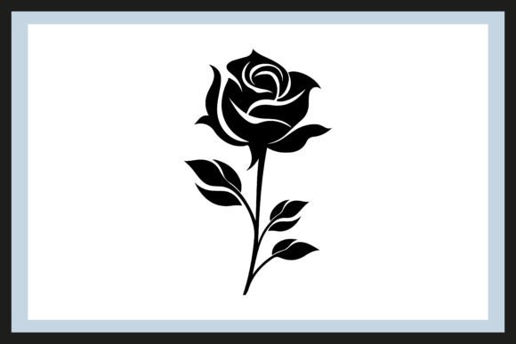 Download Rose Silhouette ,Flower Icon - Rose Collection