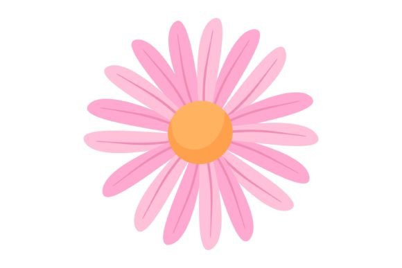 Download Pink Flower Decor Sticker Design - Deco Collection
