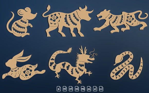 Download Laser/Paper Cut Animal Flower Decor Svg - Deco Collection