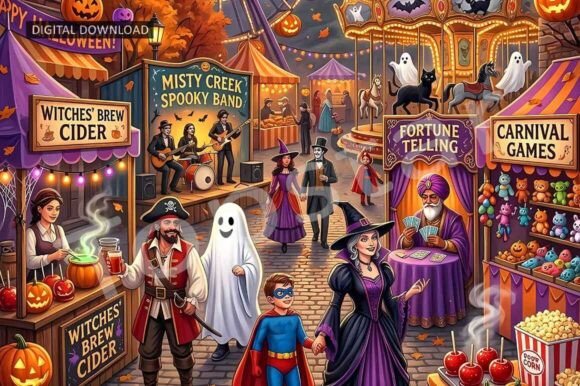 Download Happy Halloween Decor Festive Wall Art - Deco Collection