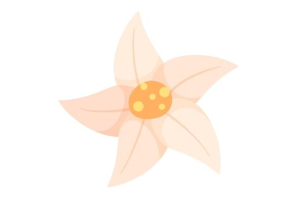 Download White Flower Decor Sticker Design - Deco Collection