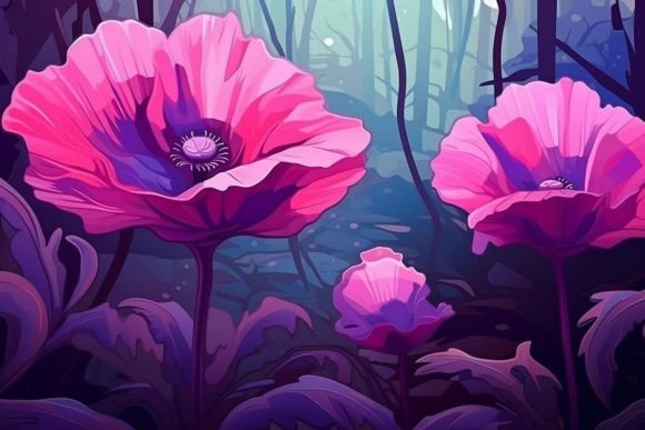 Download Poppy Field Scenes Flower Textures - Flower textures Collection