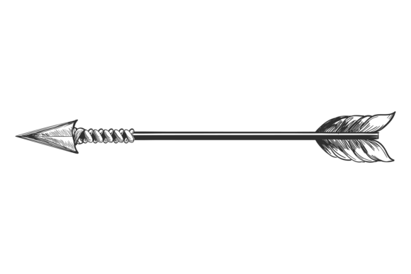 Download Decorative Arrow Sketch. Bohemian Style - Deco Collection