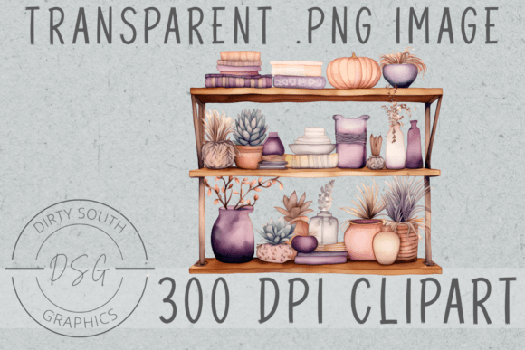 Download Watercolor Boho Decor Shelf - Deco Collection