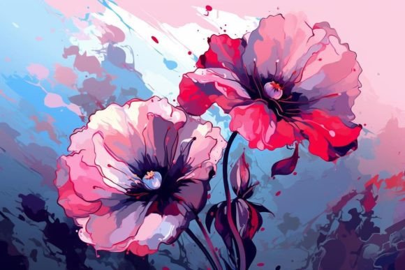 Download Poppy Field Scenes Flower Textures - Flower textures Collection