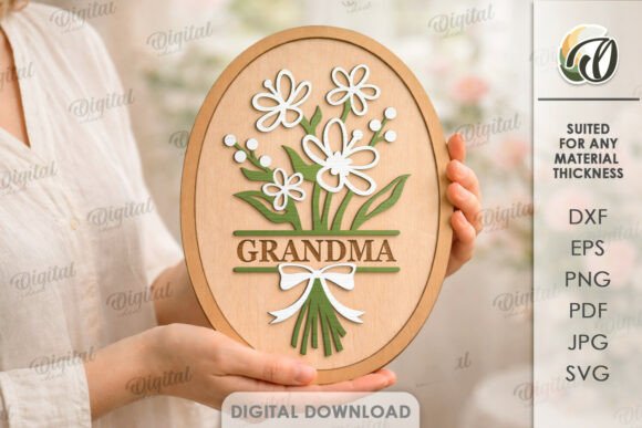 Download 3D Flower Decor Laser Cut - Deco Collection