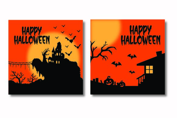 Download Halloween Creepy Silhouette Illustration - Premium Bundle