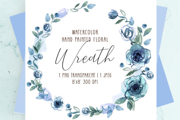 Download Blue Roses Wreath - Rose Collection