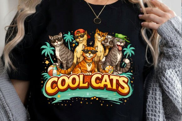 Download Cool Cats 90s Vintage Aesthetics Cats - Vintage aesthetics Collection